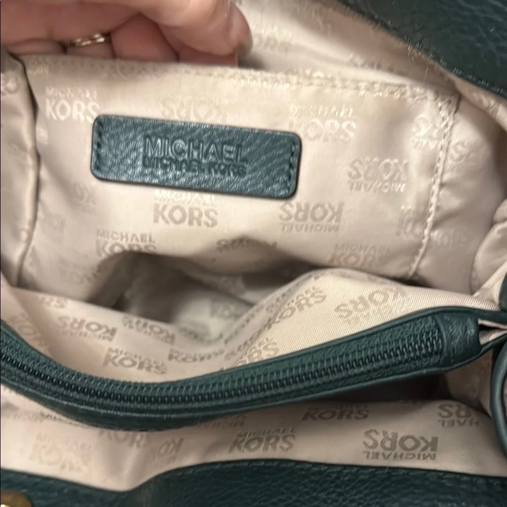 Michael Kors Hamilton Satchel Hunter Green